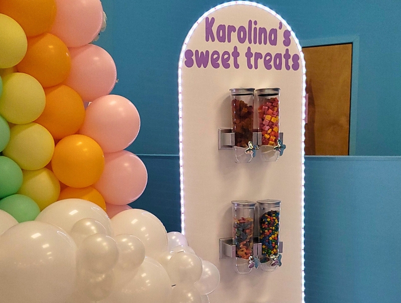 The Candy Wall Add-on is a big hit at all of our children's parties that request it 