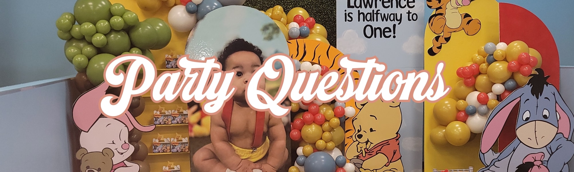 Frequently asked questions regarding our kids birthday parties 