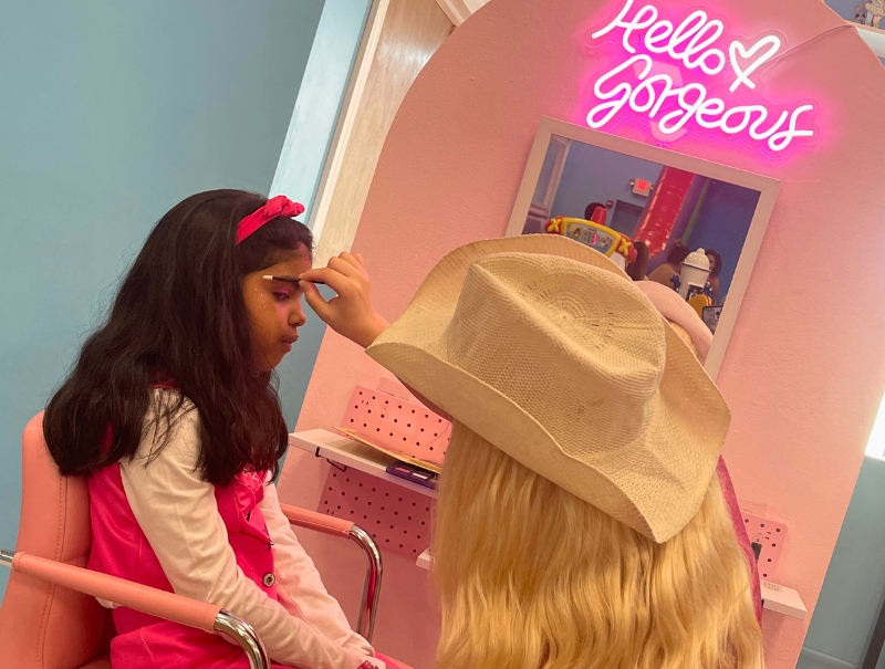 The Royal Glitz and Glamor Makeover is the perfect add-on option and made the birthday child's day